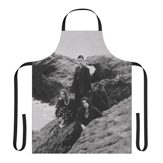 Stylish squad goals apron featuring witchy, dark magic design