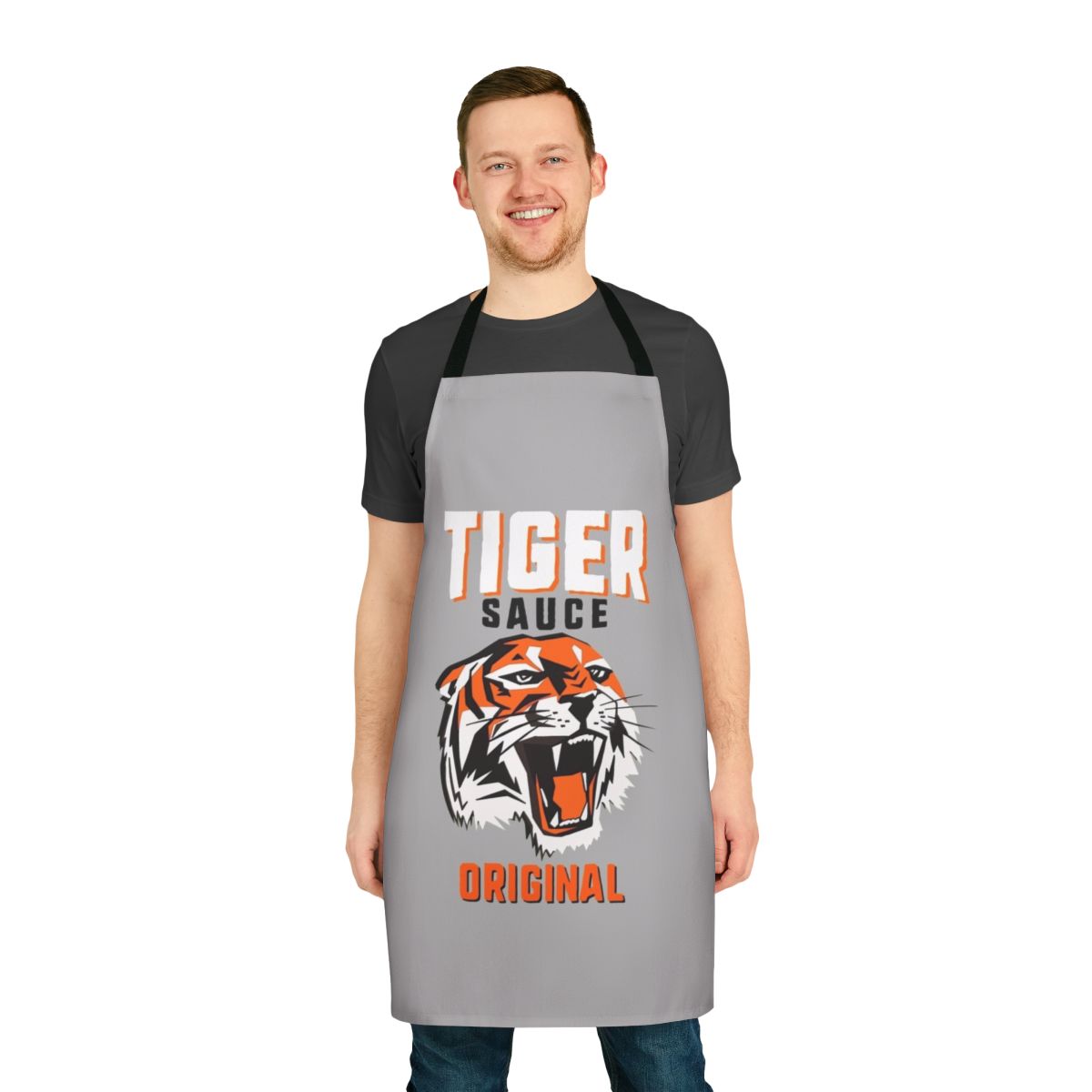 Tiger Sauce Inspired Apron for Cooking and Grilling