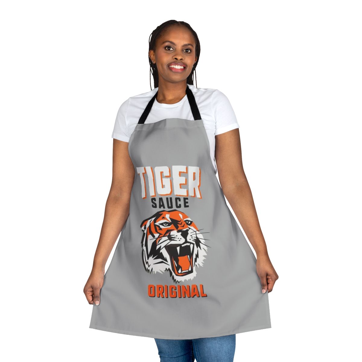 Tiger Sauce Inspired Apron for Cooking and Grilling