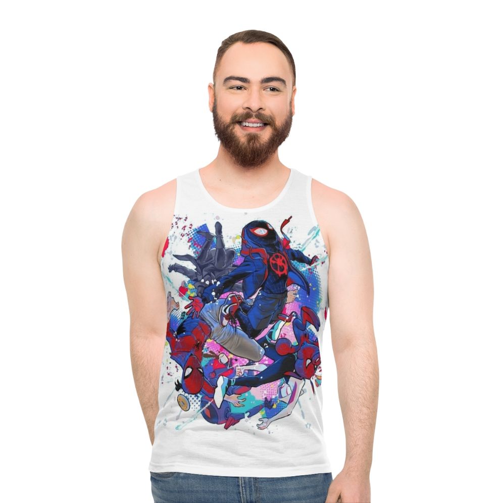 Spider Verse Spiderman Unisex Graphic Tank Top