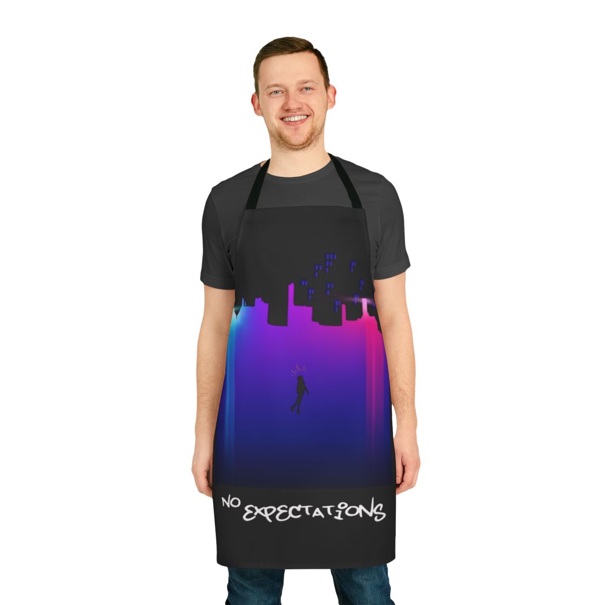 Spider-Verse Superhero Apron featuring characters from the animated movie