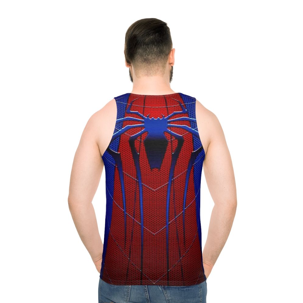 Spider web art unisex traditional art tank top