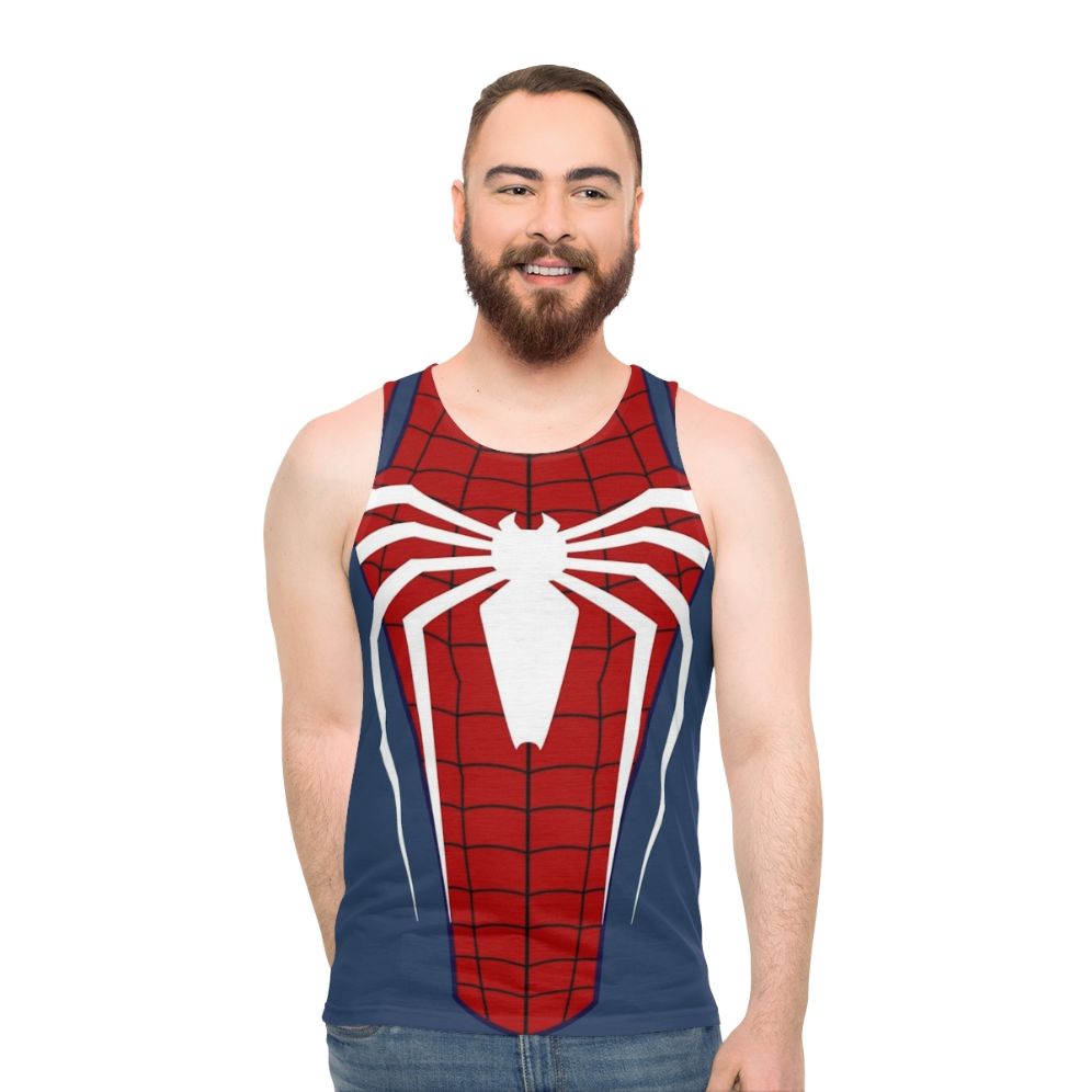 Spiderman Spider White Unisex Tank Top