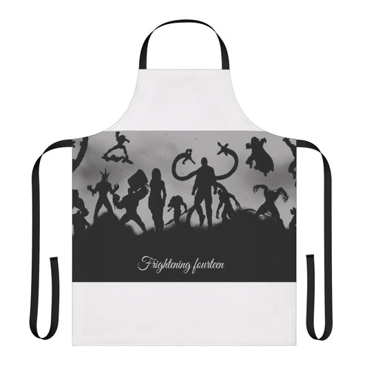Spiderweb Supervillain Apron - Apron featuring 14 iconic spider villain characters