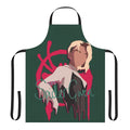 Stylish apron featuring a spider-themed graphic design, perfect for spider-gwen fans