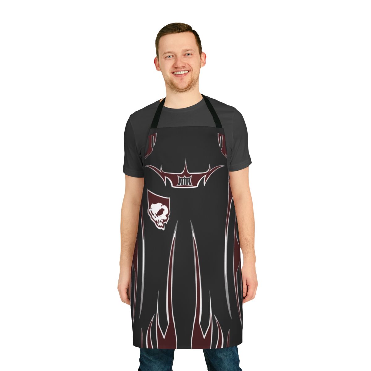 Spinebuster-Inspired Apron with Hot Wheels Acceleracers Diecast Car Design