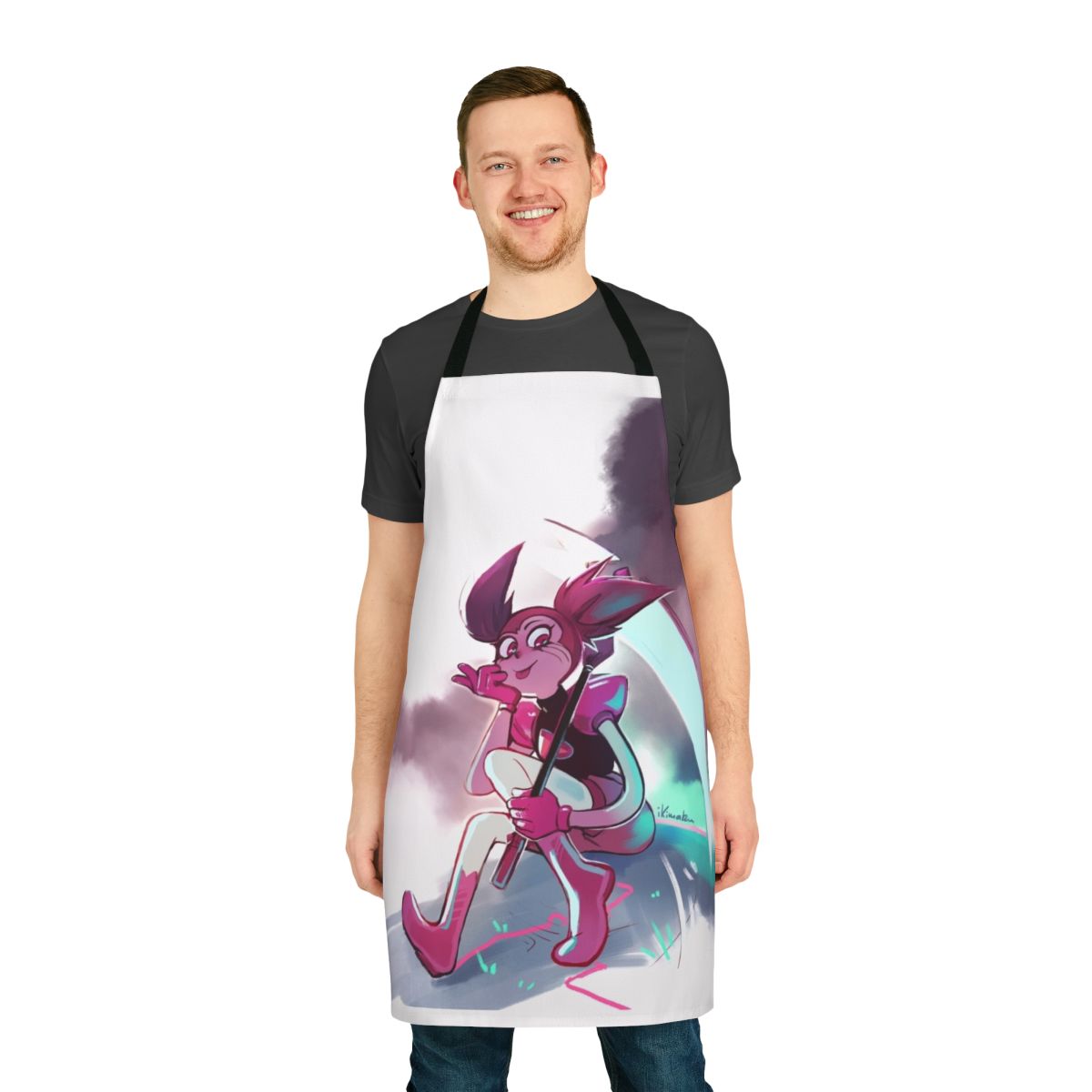 Spinel-themed apron featuring the character from the Steven Universe franchise