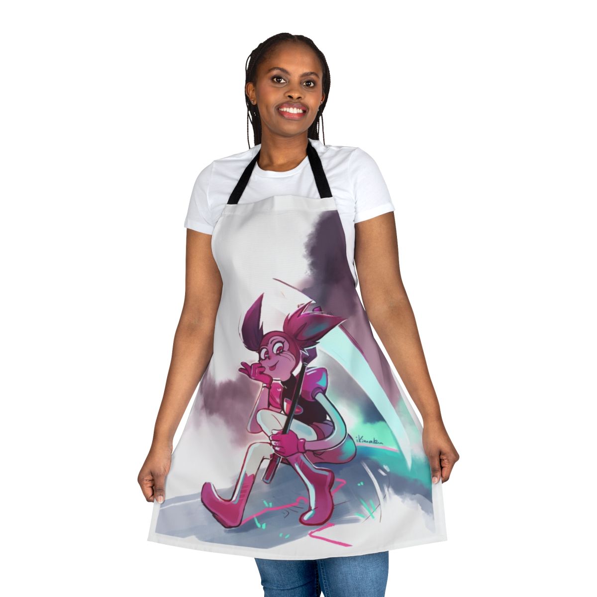 Spinel-themed apron featuring the character from the Steven Universe franchise
