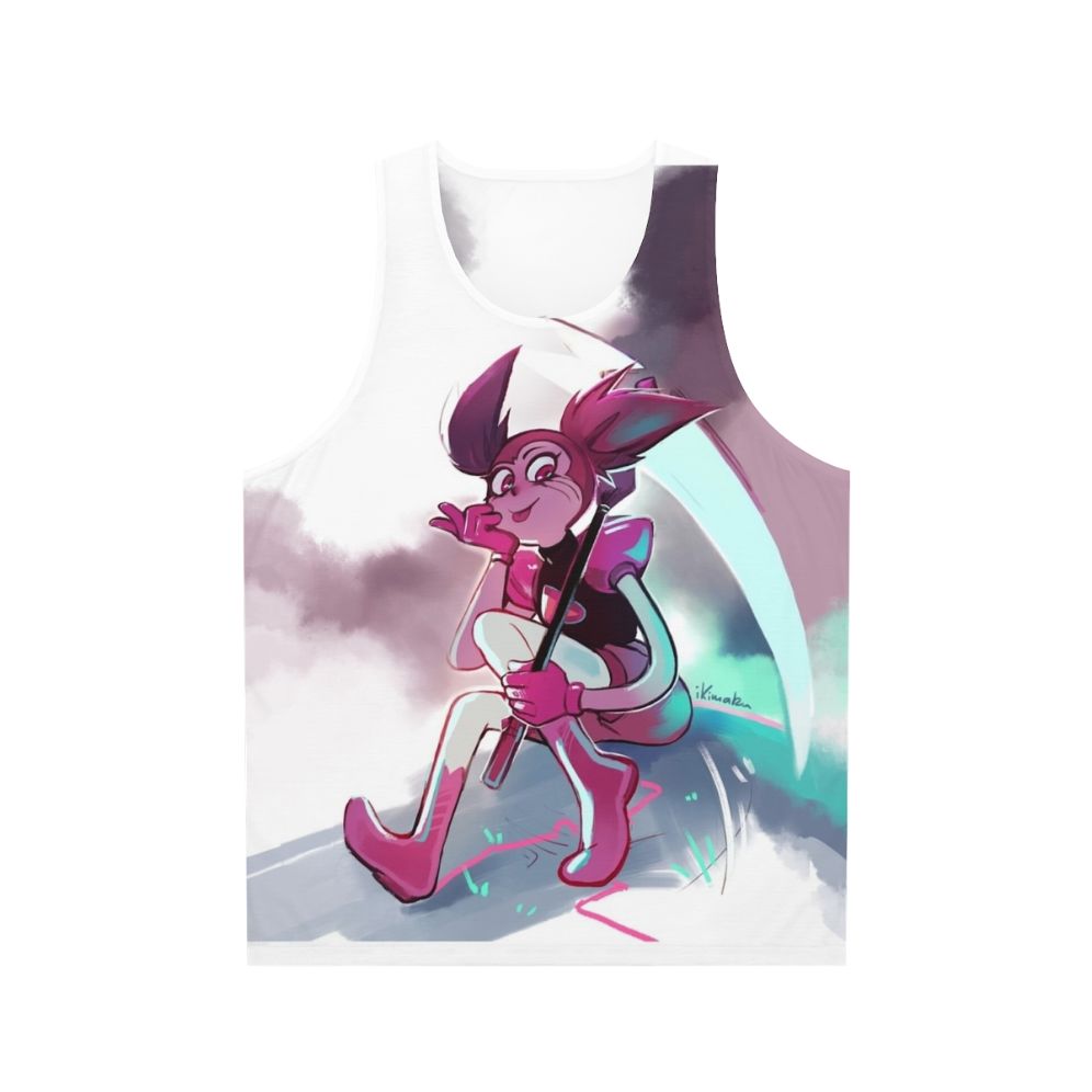 Spinel Unisex Tank Top featuring the pink gemstone character from Steven Universe