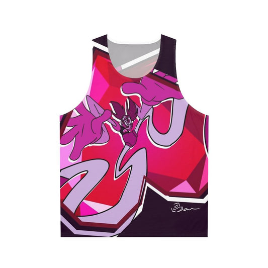 Spinel inspired unisex tank top