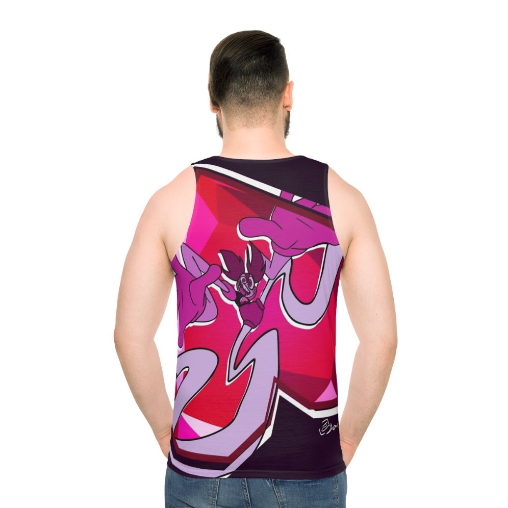 Spinel inspired unisex tank top