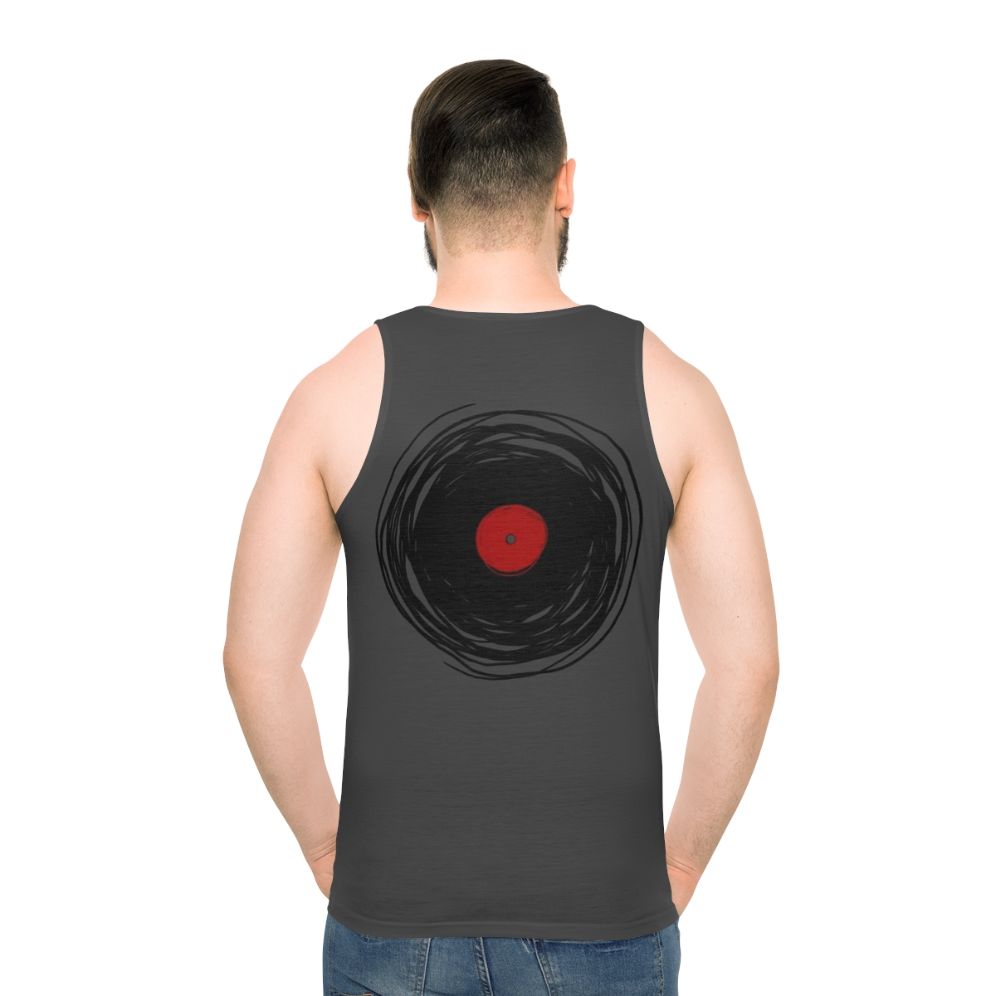 Spinning Within With a Vinyl Record Unisex Tank Top