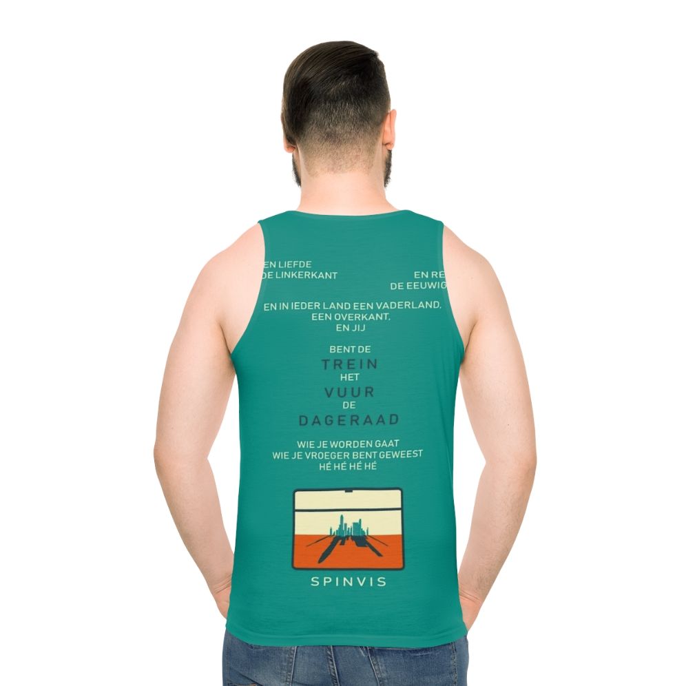 Spinvis 'Trein Vuur Dageraad' Unisex Tank Top