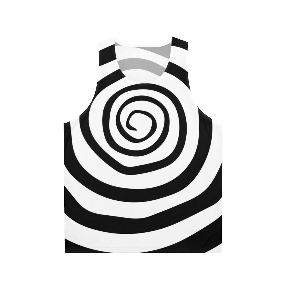 Spiral Motionless In White Unisex Tank Top