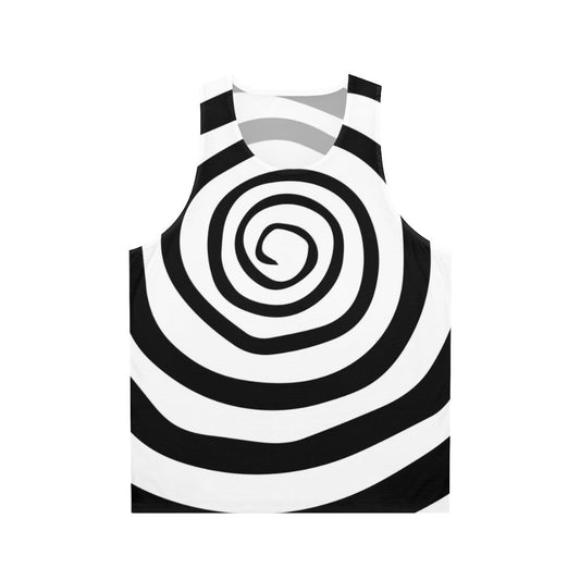 Spiral Motionless In White Unisex Tank Top