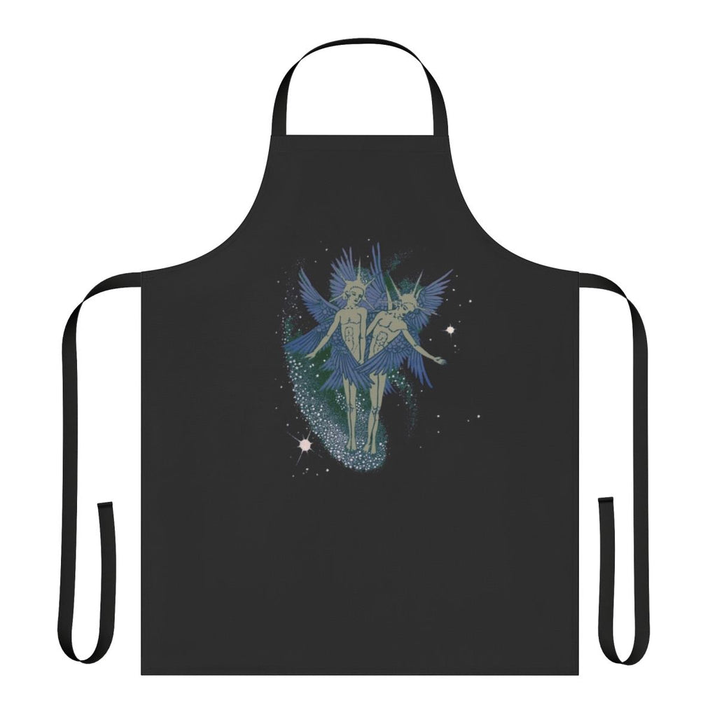 Spirit inspired apron with "Spirit They're Gone, Spirit They've Vanished" design for Animal Collective fans