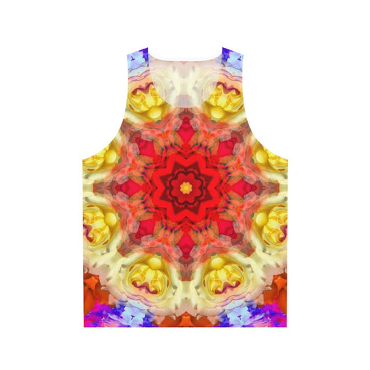 Spiritual rose unisex tank top
