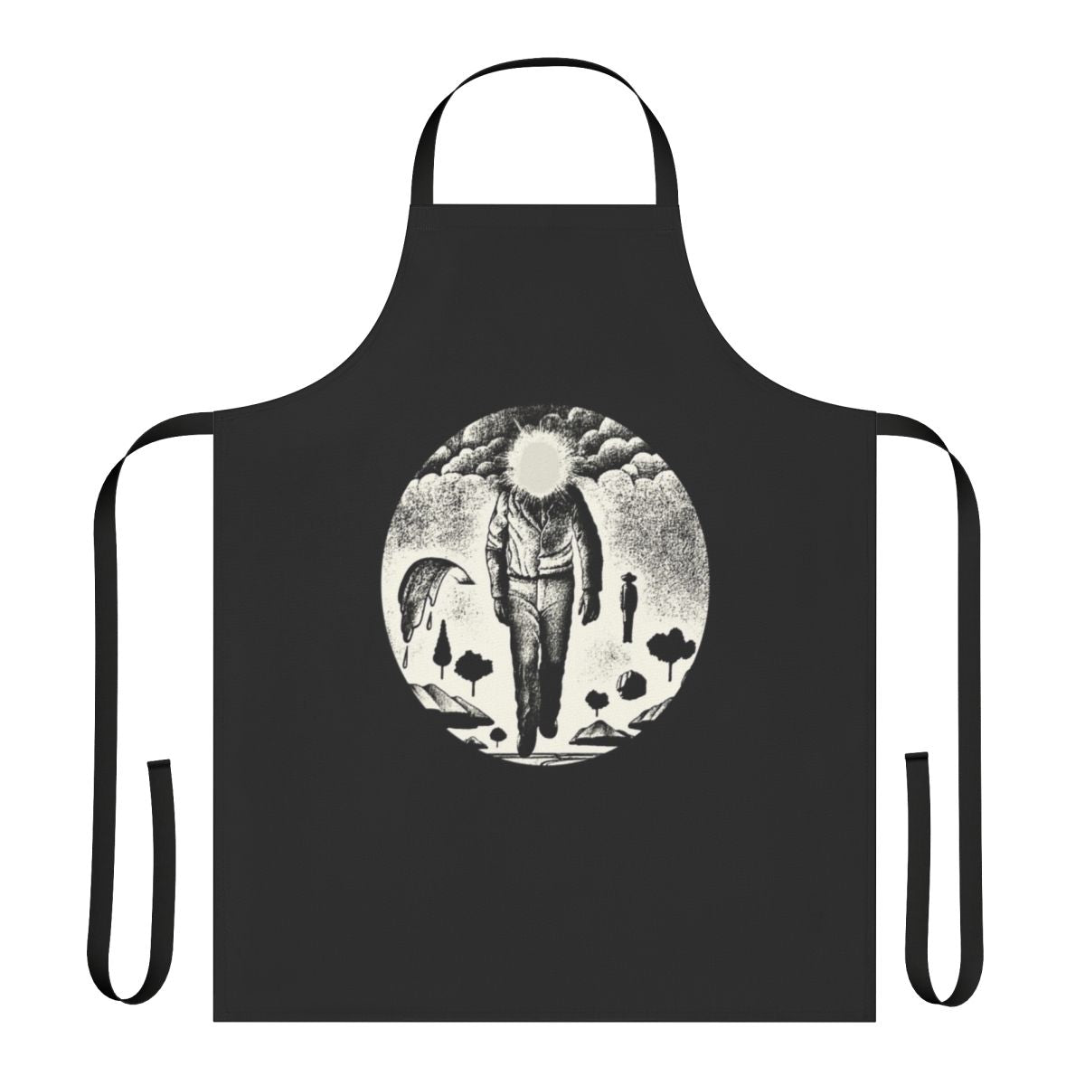 Spiritual shamanic apron with a "path with heart" design
