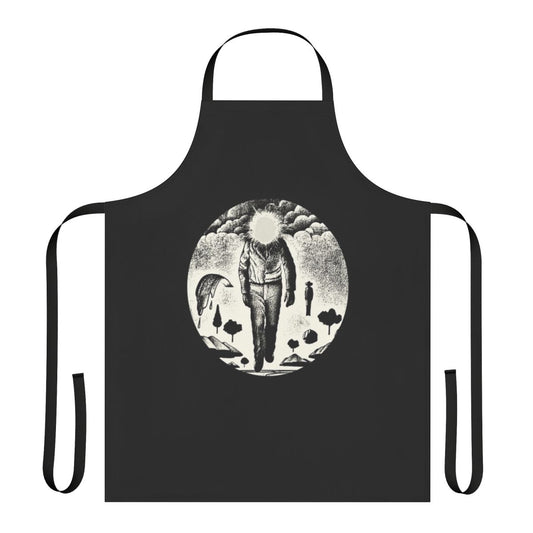 Spiritual shamanic apron with a "path with heart" design