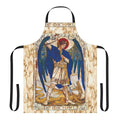St. Michael the Archangel angel apron with religious and spiritual symbols