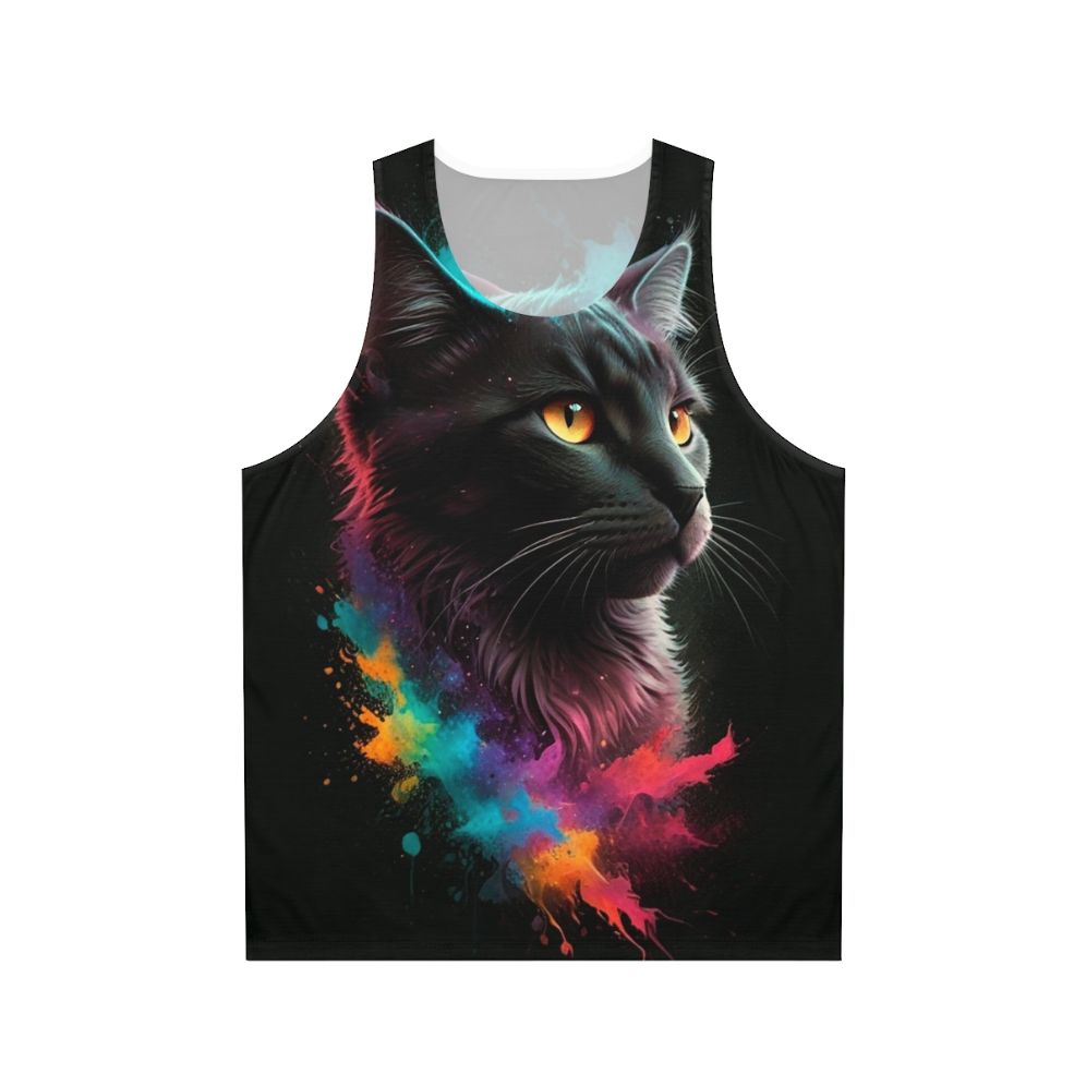 Splash Cat Unisex Graphic Tank Top