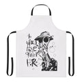 Splatter art kitchen apron inspired by the work of Hunter S. Thompson and Ralph Steadman