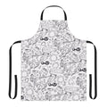 Colorful Splattershot-inspired apron for Splatoon 2 video game enthusiasts