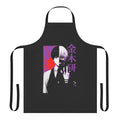 Split face classic anime-inspired cooking apron