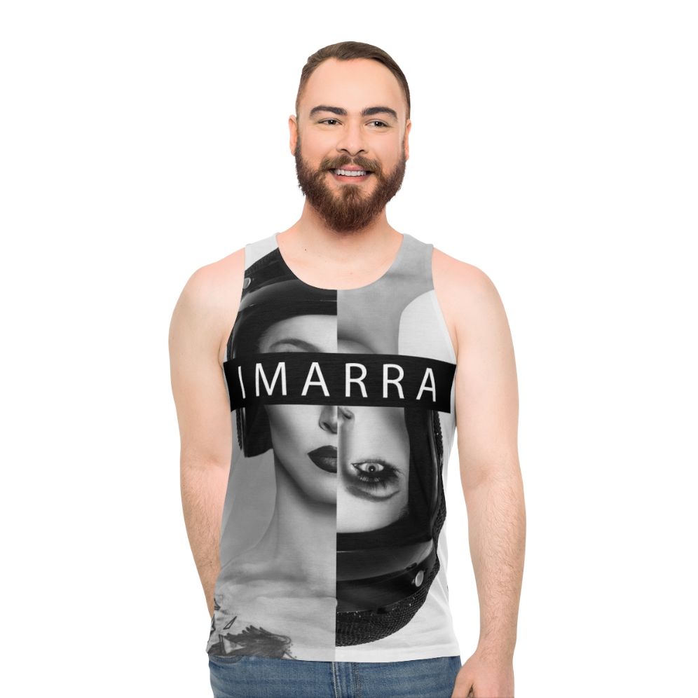 Split Screen Unisex Graphic Tank Top