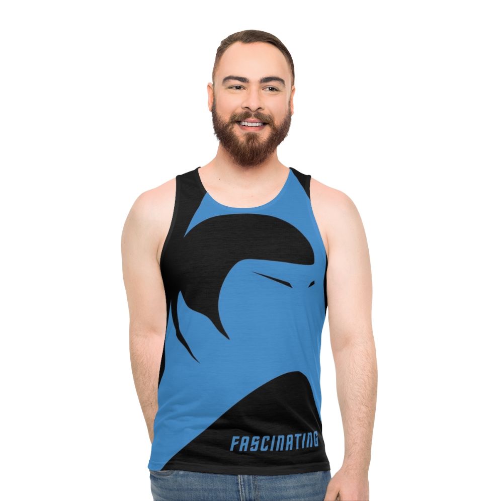 Spock Fascinating Minimalist Star Trek Tank Top