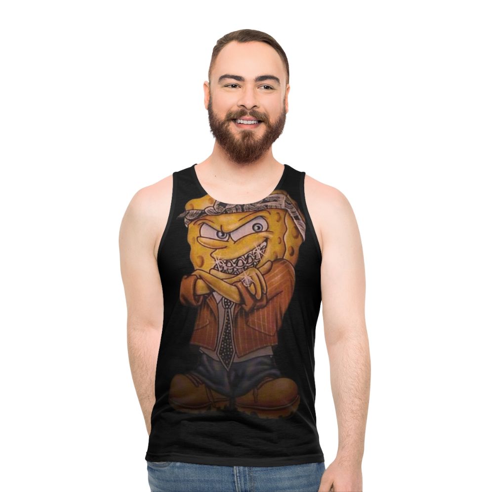 Spongebob Gangster Unisex Tank Top
