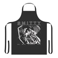 Spongebob inspired apron featuring a humorous 'Smitty Wernjagerman Jensen' design
