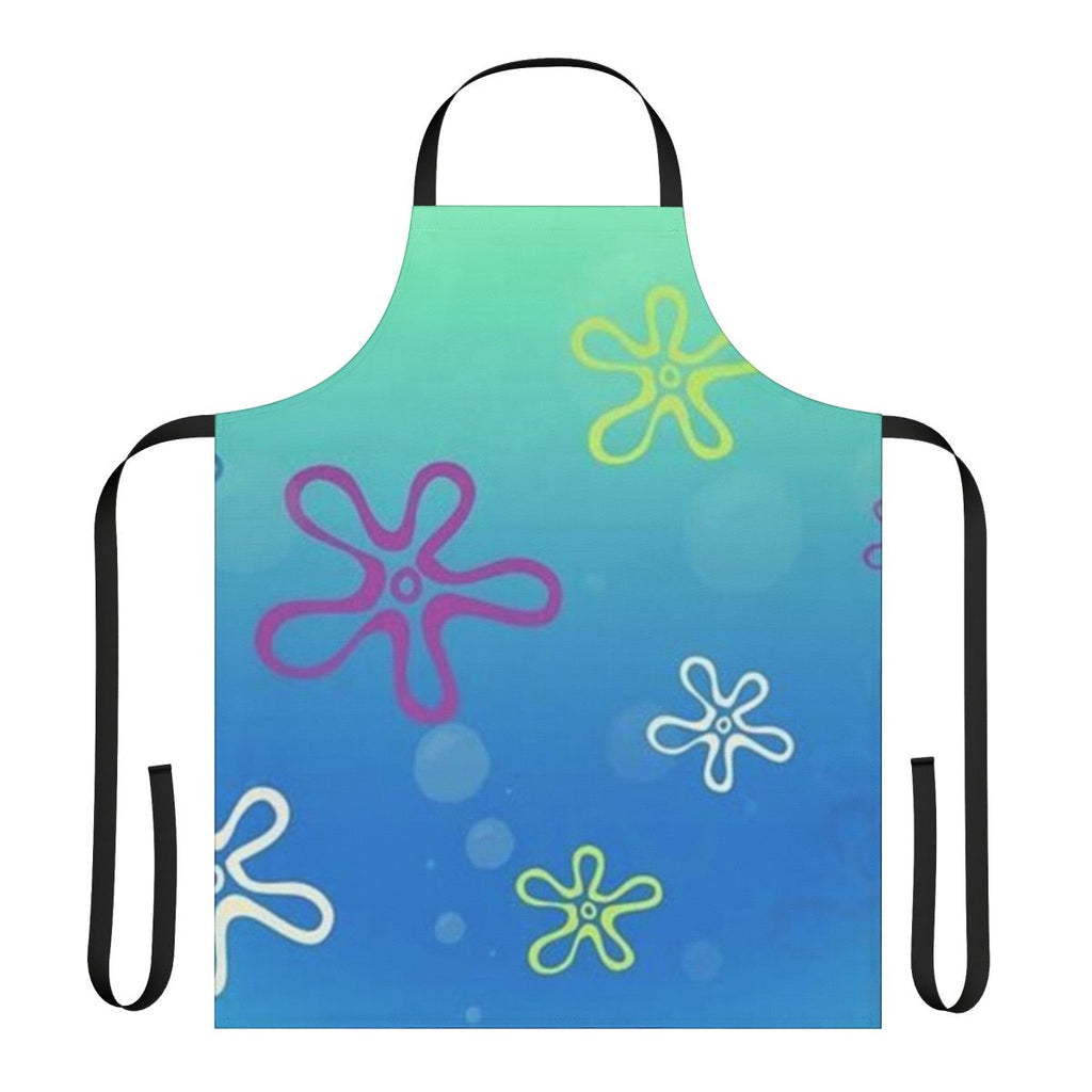 Spongebob themed apron with Bikini Bottom design