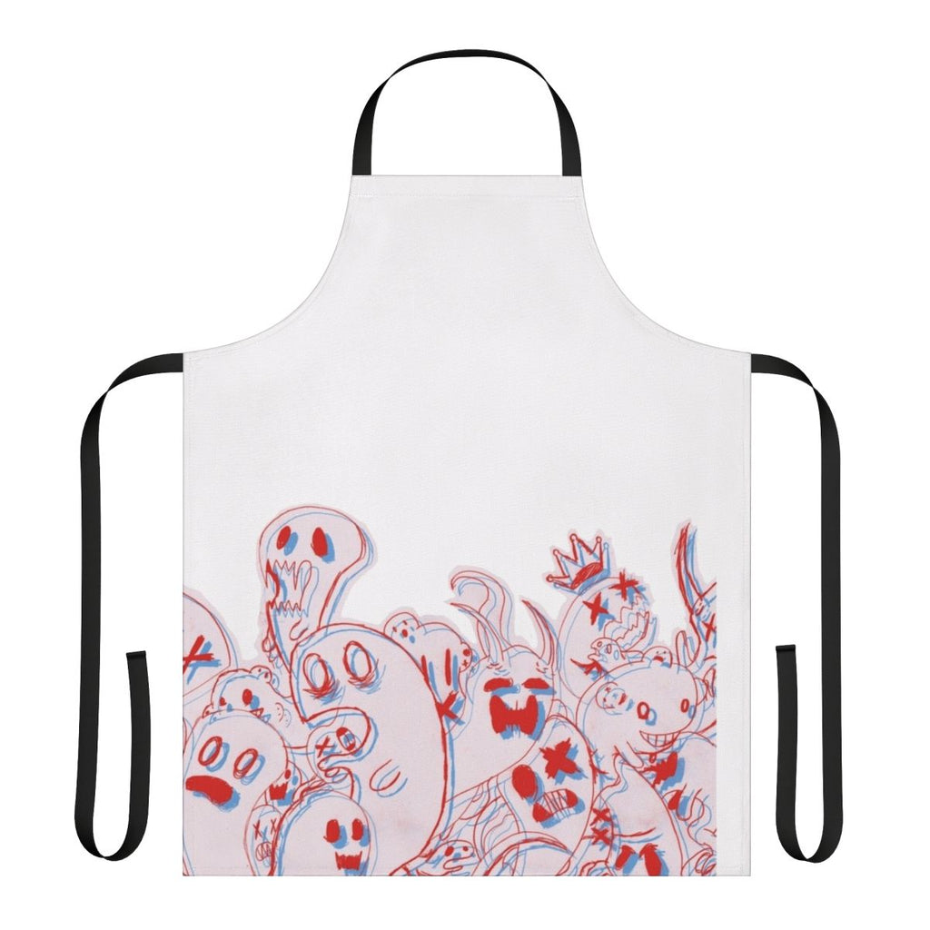 Apron featuring a 3D ghost design for fans of the game Off