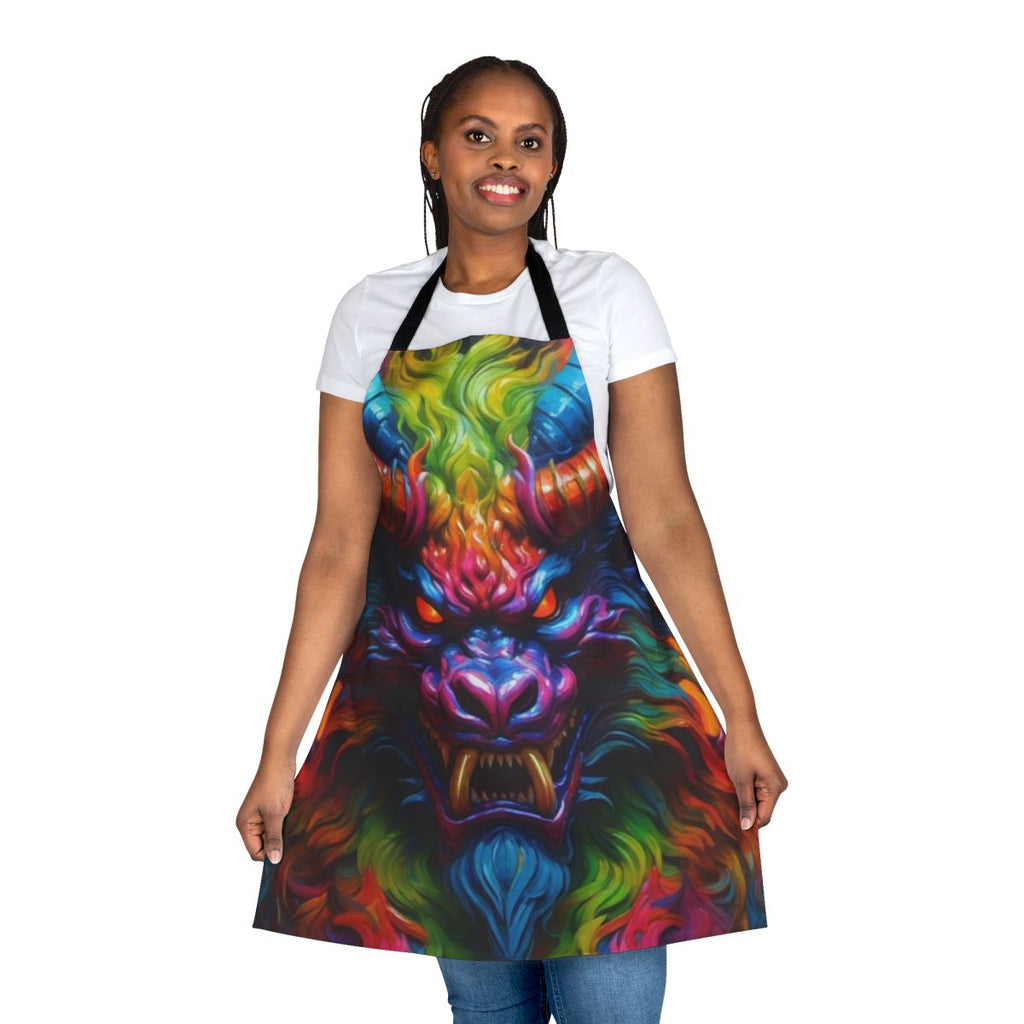 Frightening monster-themed apron for a terrifying kitchen experience