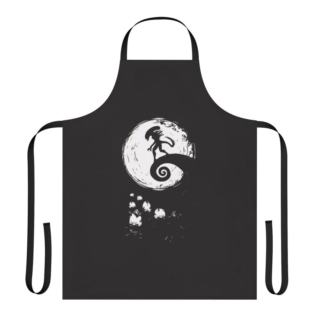 "The Nightmare" themed apron with horror movie and Halloween inspired design