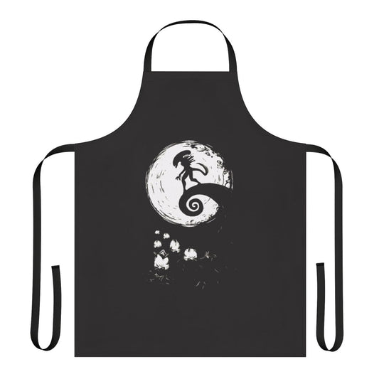 "The Nightmare" themed apron with horror movie and Halloween inspired design