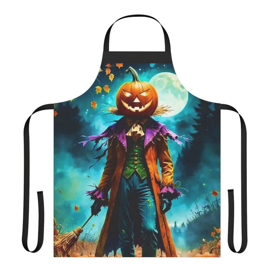 Frightening apron to scare away birds with a spooky, haunting design
