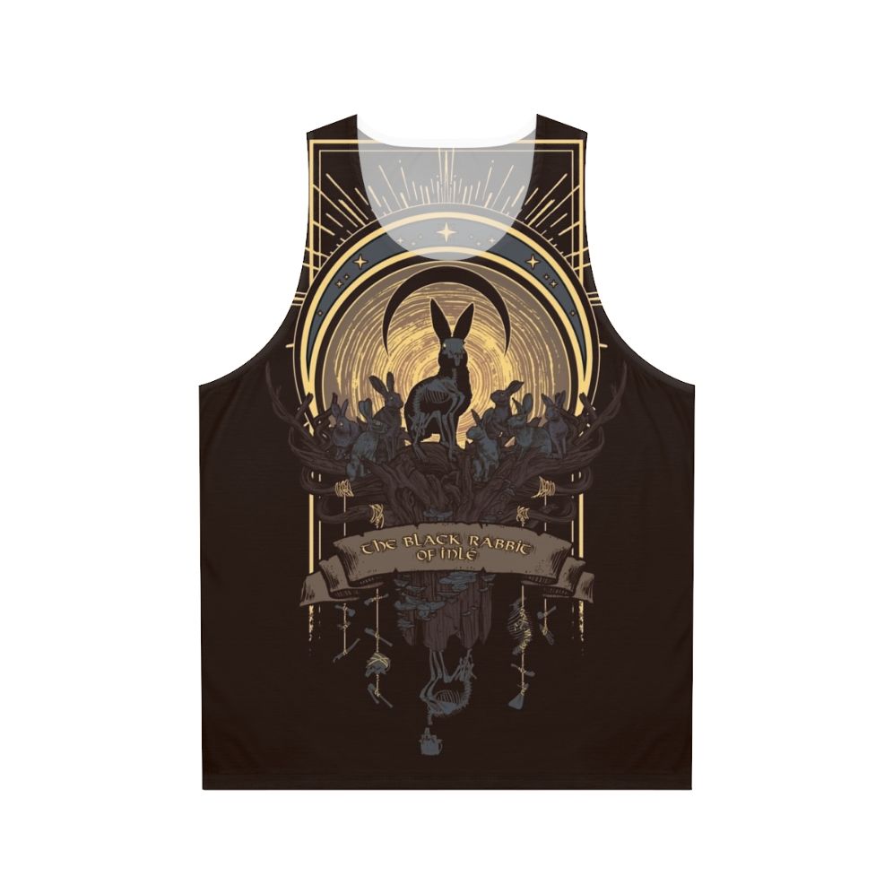 Spooky Black Rabbit of Inlé Unisex Tank Top