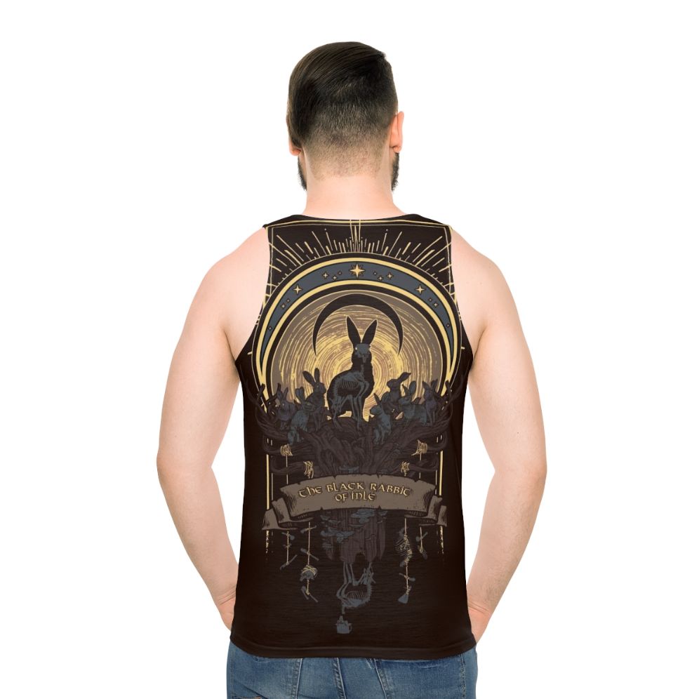 Spooky Black Rabbit of Inlé Unisex Tank Top