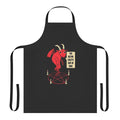 "Black and white apron with 'Could Have Been An Email' text and spooky graphic elements"