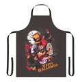 Spooky demon-themed apron with Hazbin Hotel character Alastor