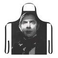 Spooky Dracula-inspired apron featuring gothic and horror elements
