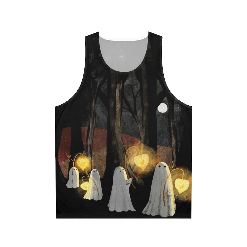 Spooky Ghost Parade Unisex Tank Top