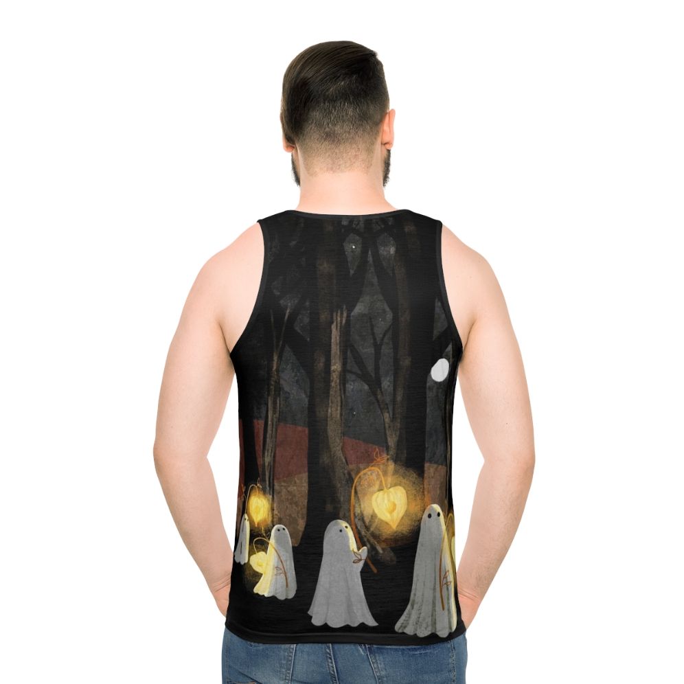 Spooky Ghost Parade Unisex Tank Top