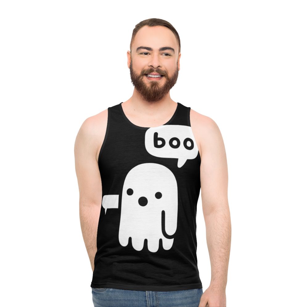 Spooky Ghost Unisex Tank Top
