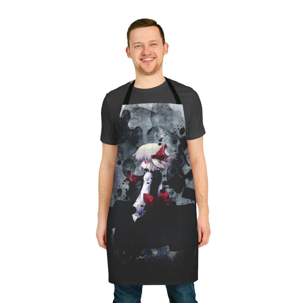 Apron with dark, gothic design inspired by the Touhou anime and videogame series