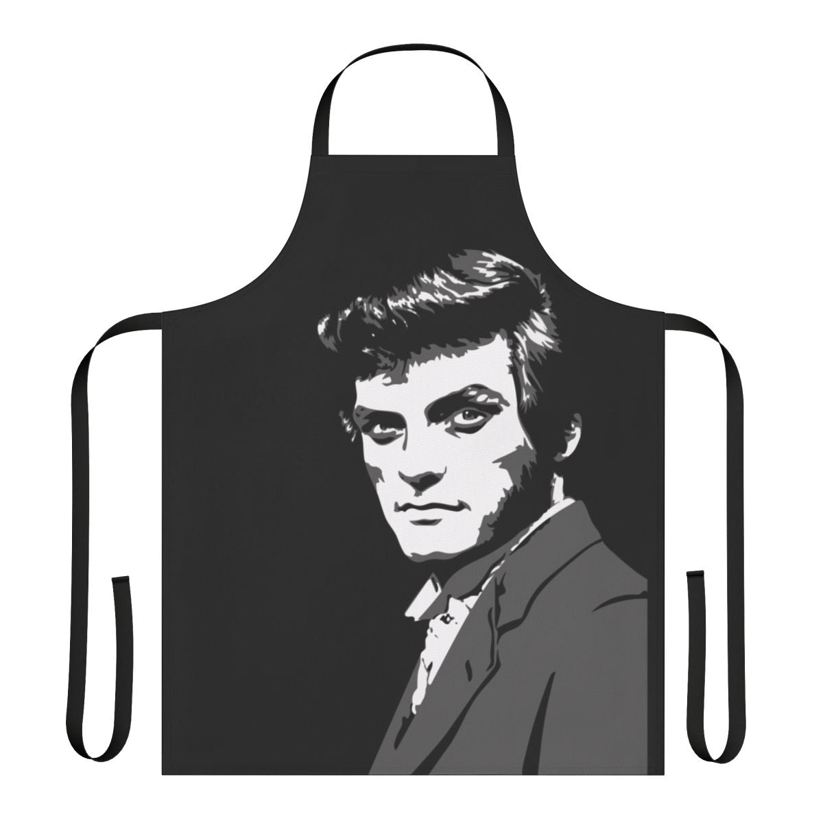 Dark Shadows-inspired apron featuring Quentin Collins, the werewolf character