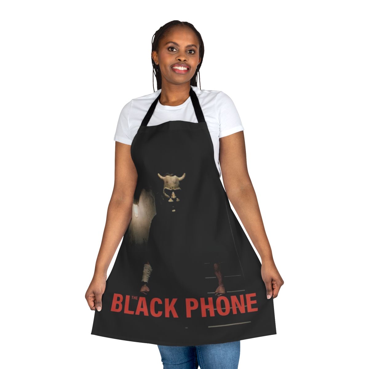 Spooky Grabber Apron with imagery from The Black Phone
