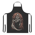 Dark Souls-inspired Gravelord-themed spooky apron with skulls and bones